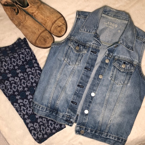 GAP Jackets & Blazers - GAP Denim Vest
